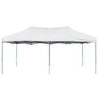 vidaXL Professional Folding Party Tent 9.8'x19.7' Steel White