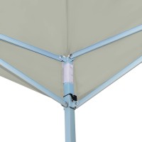 vidaXL Folding Gazebo 16.4'x16.4' Cream