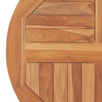 vidaXL Table Top Solid Teak Wood Round 1