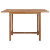 Vidaxl Garden Table 47.2X47.2X29.5 Solid Teak Wood