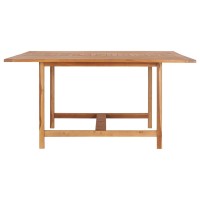 Vidaxl Patio Table 59.1X59.1X29.9 Solid Teak Wood