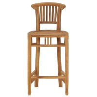 Vidaxl Bar Stool Solid Teak Wood