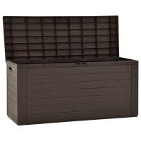 vidaXL Patio Storage Box Brown 45.7