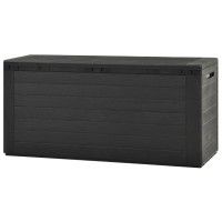 Vidaxl Patio Storage Box Anthracite 45.7X17.3X21.7