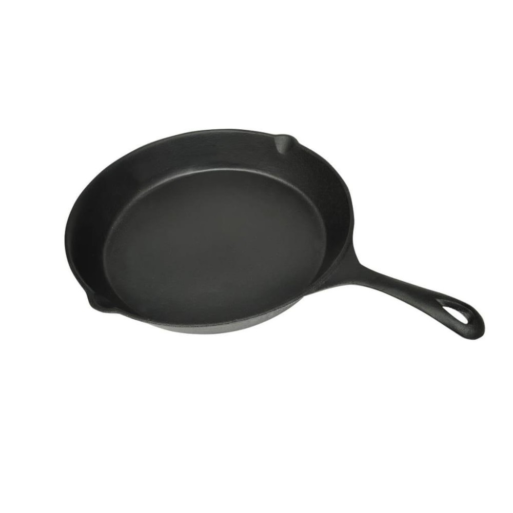 XL BBQ Grill Fry Pan Cast Iron 11.8