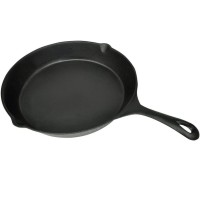 XL BBQ Grill Fry Pan Cast Iron 11.8