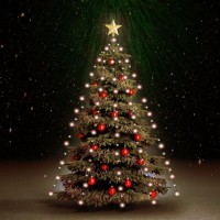 Vidaxl Christmas Tree Net Lights With 210 Leds 82.7