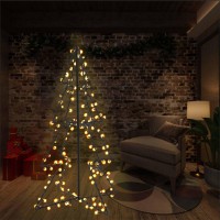 Vidaxl Christmas Cone Tree 160 Leds Indoor And Outdoor 30.7X47.2