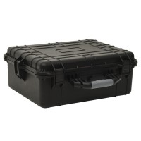 Vidaxl Portable Flight Case Black 21.7X16.9X8.3 Pp