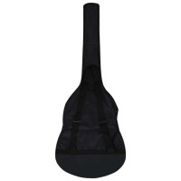 Vidaxl Guitar Bag For 3/4 Classical Guitar Black 37X13.8 Fabric