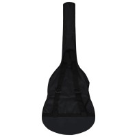 Vidaxl Guitar Bag For 1/2 Classical Guitar Black 37X13.8 Fabric