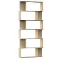 Vidaxl Book Cabinet/Room Divider Sonoma Oak 31.5X9.4X75.6 Engineered Wood