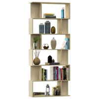Vidaxl Book Cabinet/Room Divider Sonoma Oak 31.5X9.4X75.6 Engineered Wood