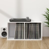 Vidaxl Vinyl Storage Box White 28X13.4X14.2 Engineered Wood