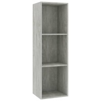 Vidaxl Book Cabinet/Tv Cabinet Concrete Gray 14.2X11.8X44.9 Engineered Wood