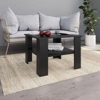 vidaXL Coffee Table Black 23.6