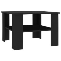 vidaXL Coffee Table Black 23.6