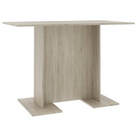 Vidaxl Dining Table Sonoma Oak 43.3X23.6X29.5 Engineered Wood
