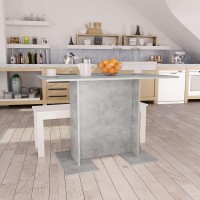 vidaXL Dining Table Concrete Gray 43.3