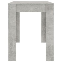 vidaXL Dining Table Concrete Gray 47.2