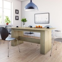 vidaXL Dining Table Sonoma Oak 70.9