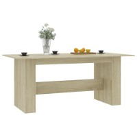 vidaXL Dining Table Sonoma Oak 70.9