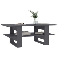 Vidaxl Coffee Table Gray 43.3X21.7X16.5 Engineered Wood