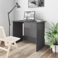 Vidaxl Desk Gray 39.4X19.7X29.9 Engineered Wood