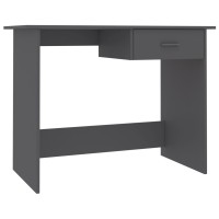Vidaxl Desk Gray 39.4X19.7X29.9 Engineered Wood