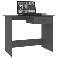 Vidaxl Desk Gray 39.4X19.7X29.9 Engineered Wood