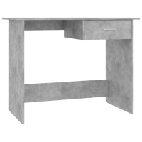 vidaXL Desk Concrete Gray 39.4