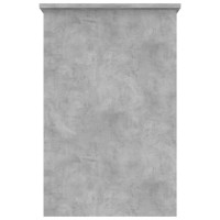 vidaXL Desk Concrete Gray 39.4