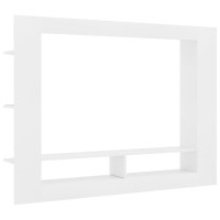 Vidaxl Tv Cabinet White 59.8X8.7X44.5 Engineered Wood