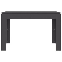 vidaXL Dining Table Gray 47.2