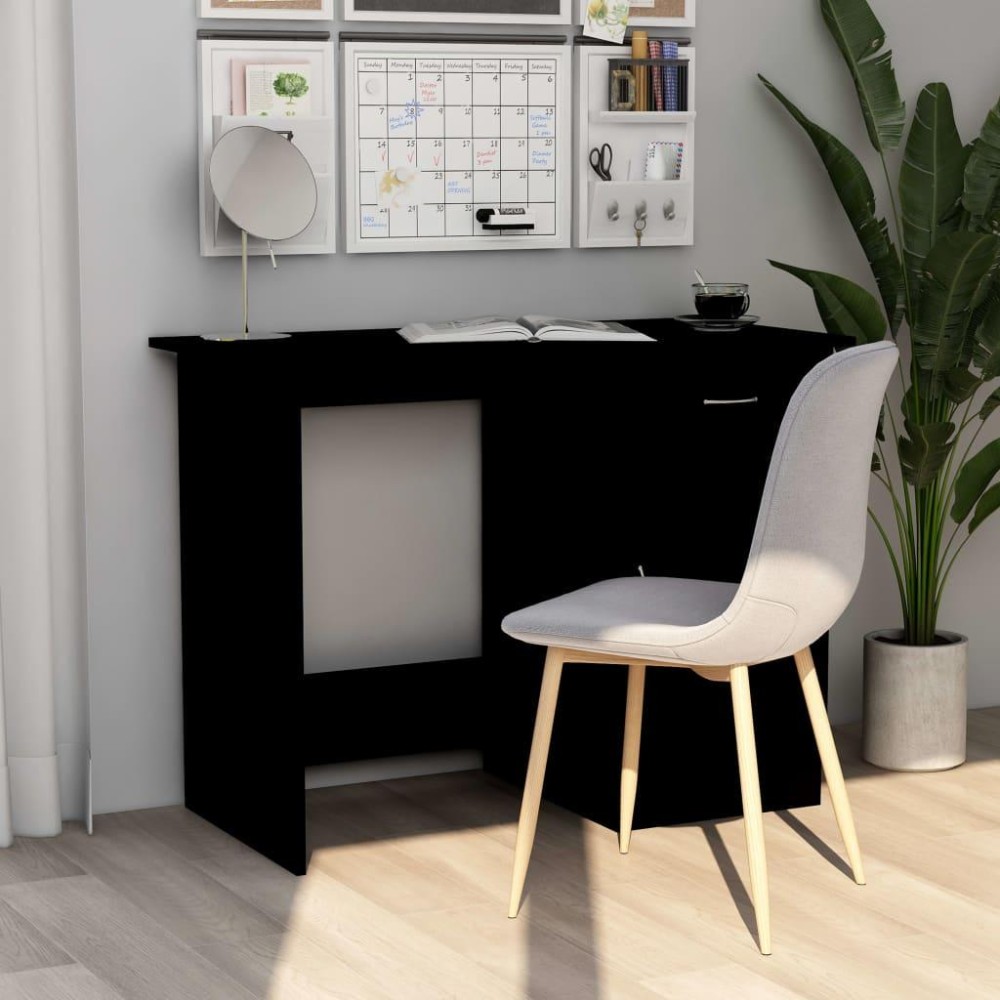 vidaXL Desk Black 39.4