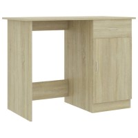 Vidaxl Desk Sonoma Oak 39.4X19.7X29.9 Engineered Wood