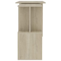 vidaXL Corner Desk Sonoma Oak 78.7