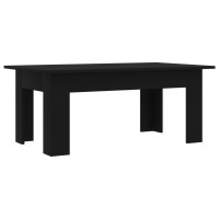 vidaXL Coffee Table Black 39.4