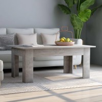 vidaXL Coffee Table Concrete Gray 39.4