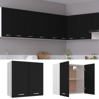 Vidaxl Hanging Cabinet Black 23.6X12.2X23.6 Engineered Wood