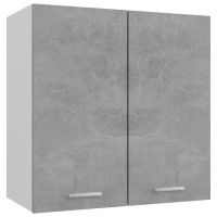 Vidaxl Hanging Cabinet Concrete Gray 23.6X12.2X23.6 Engineered Wood