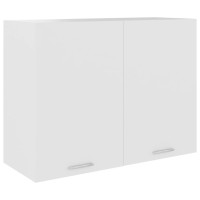 Vidaxl Hanging Cabinet White 31.5X12.2X23.6 Engineered Wood