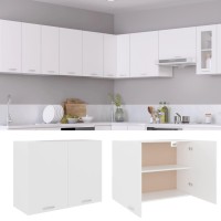 Vidaxl Hanging Cabinet White 31.5X12.2X23.6 Engineered Wood