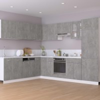 Vidaxl Hanging Cabinet Concrete Gray 31.5X12.2X23.6 Engineered Wood