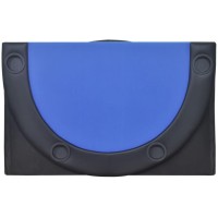 vidaXL 10-Player Foldable Poker Tabletop Blue