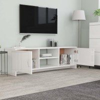 vidaXL TV Stand High Gloss White 47.2