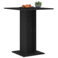 vidaXL Bistro Table Black 23.6