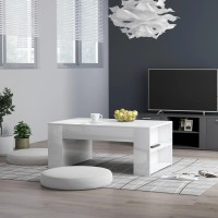 vidaXL Coffee Table High Gloss White 39.4