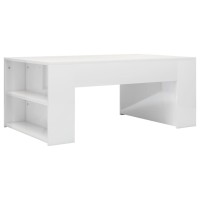 vidaXL Coffee Table High Gloss White 39.4