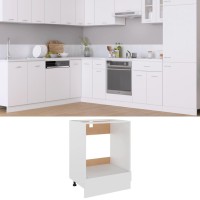 Vidaxl Oven Cabinet White 23.6X18.1X32.1 Engineered Wood